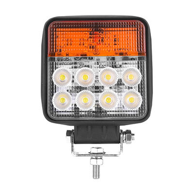 Waterproof 12V 24V DC 24W LED Working Light Flood Beam With Turn Signal