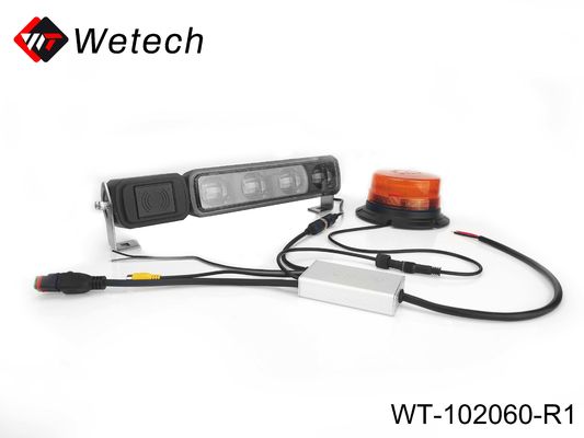 360 Degree Vehicle  Forklift AI Panoramic Protection Warning Light  View Control Box System