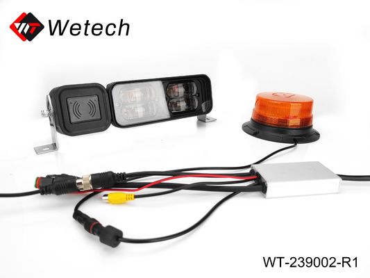Forklift AI Pedestrian Monitoring Safety Warning Light Blind Spot Proximity Detection Collision System