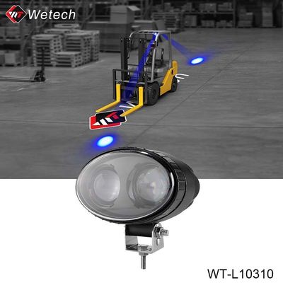 10V - 80V Blue LED Spot Light IP67 Truck Spot Lights With Stainless Steel Mounting Bracket