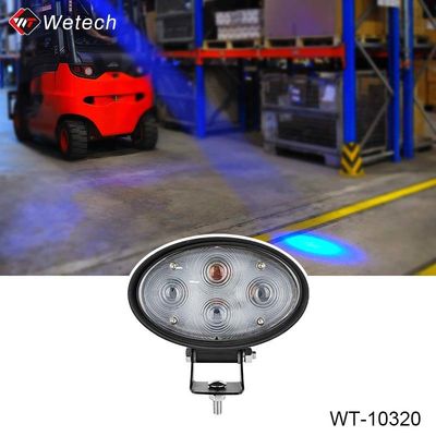 20W Forklift Blue Spot Light 10V - 80V Forklift Blue Spotlight With Collision Safety Zone Warning