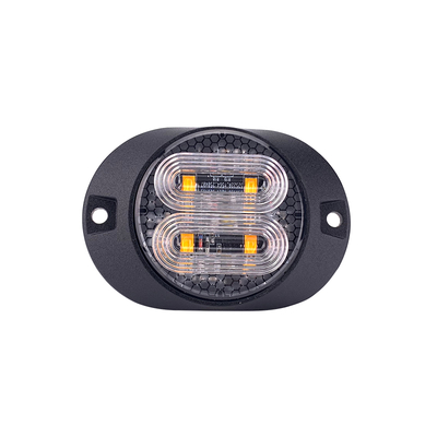 Flash Strobe Lights 12V 24V LED Amber Strobe Warning Light For Trucks 3m Sticker