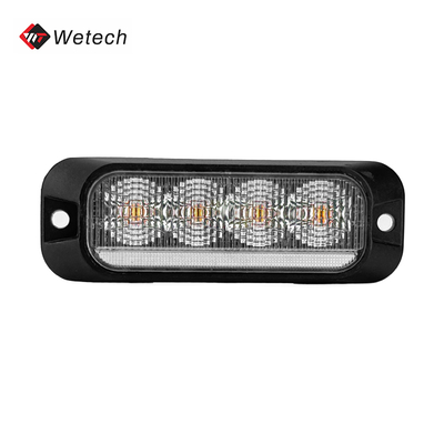 Side Flashing 12V - 24V LED Strobe Warning Lights IP67 Warning Signals