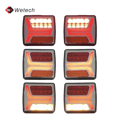 Customized Trailer Lighting Kit 4.2V Magnetic Tail Lights For Trailer
