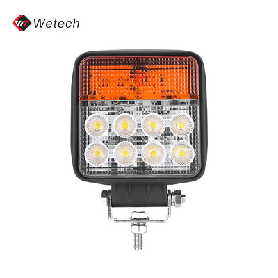 Waterproof 12V 24V DC 24W LED Working Light Flood Beam With Turn Signal