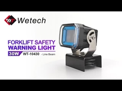 WT-10460 Diecast Aluminum Housing Forklift Safety Lights 60W Warehouse Safety Lights IP67