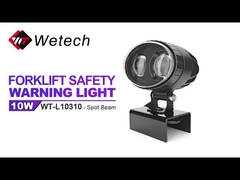WT-L10310 10V - 80V Blue LED Spot Light IP67 Truck Spot Lights With Stainless Steel Mounting Bracket