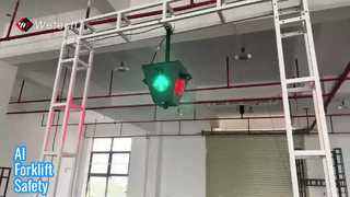 AI Forklift Safety Light Boosts Warehouse Efficiency