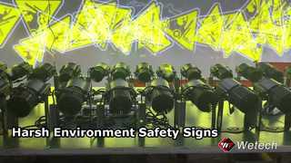 240W LED Gobo Projector IP65 Safety Signs