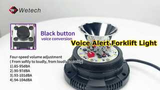 Forklift Safety Light Voice Alert IP67