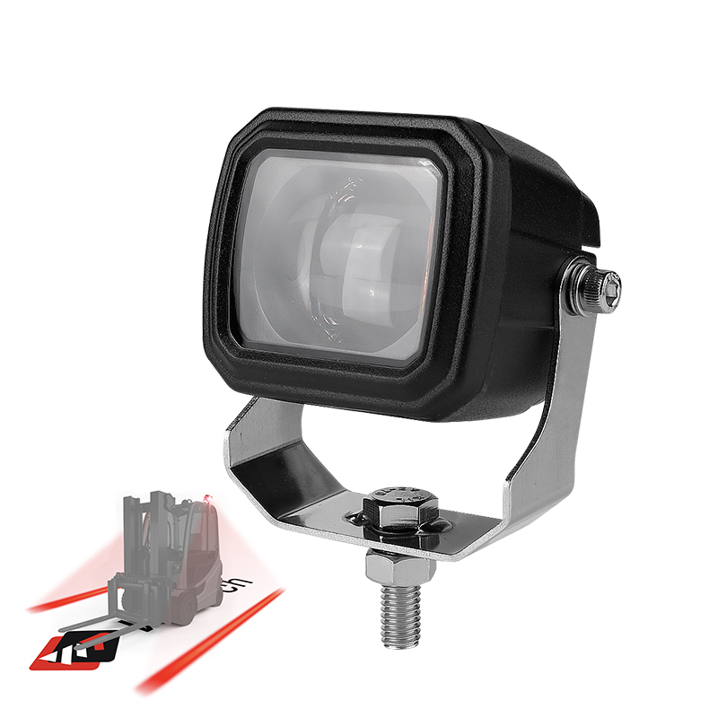 10W Mini Red Zone Line Beam Forklift Warning Lights