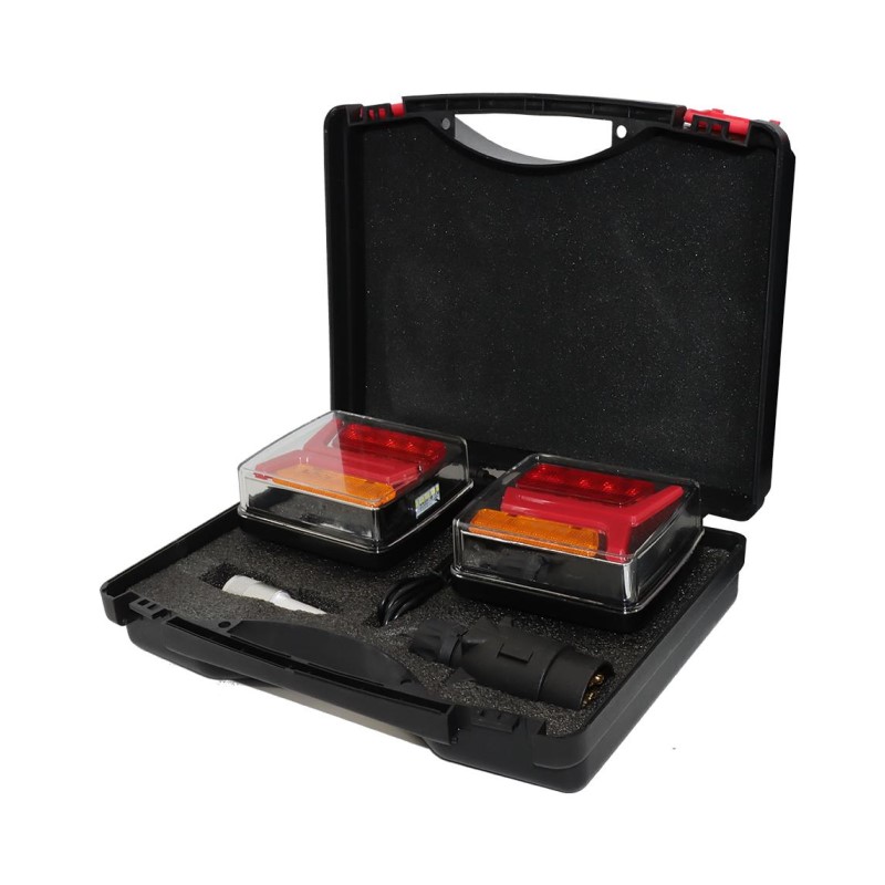 WETECH Wireless Trailer Light Kit Magnetic LED Towing Lights