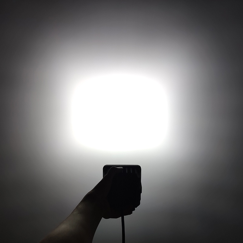 WETECH 40W 6" Square Heavy Duty LED Work Lights Flood or Spot Beam