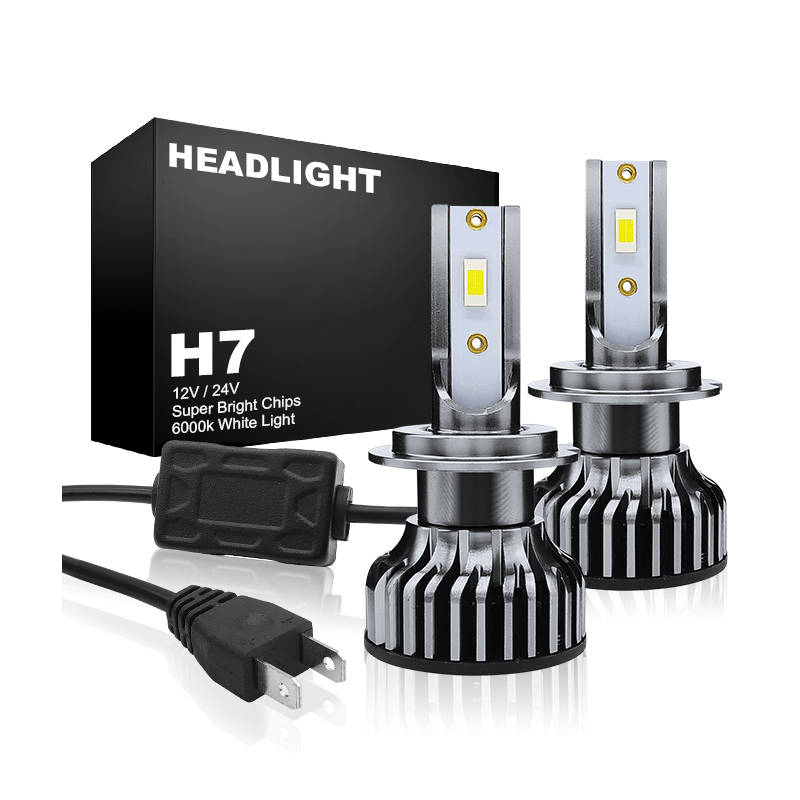 WETECH 25W LED Headlight Bulbs H7 Socket Auto Car LED Headlamp