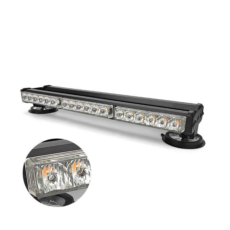 WETECH 36W 20" LED Strobe Light Bar Flash Rooftop Emergency Warning Light
