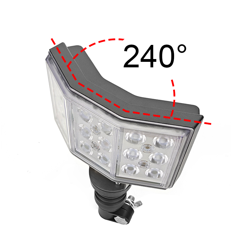 WETECH 54W Pipe Mount Agriculture LED Tractor Work Lights