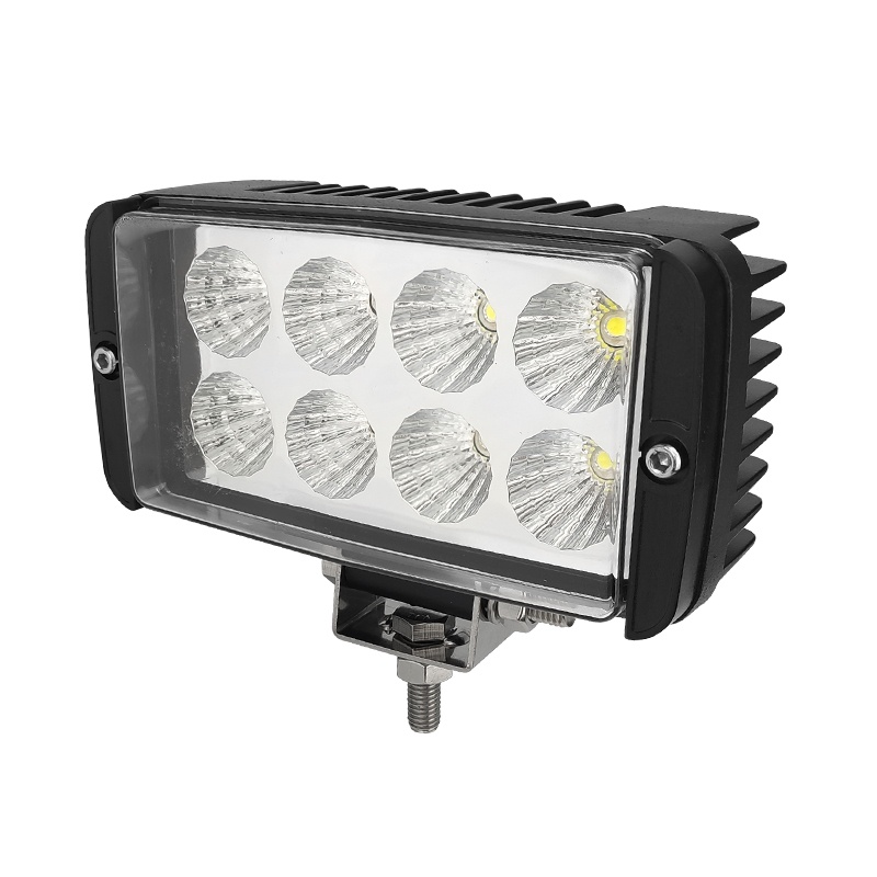 WETECH 24W 5" LED Auxiliary Spot Light Off-road Driving Lights with Switch