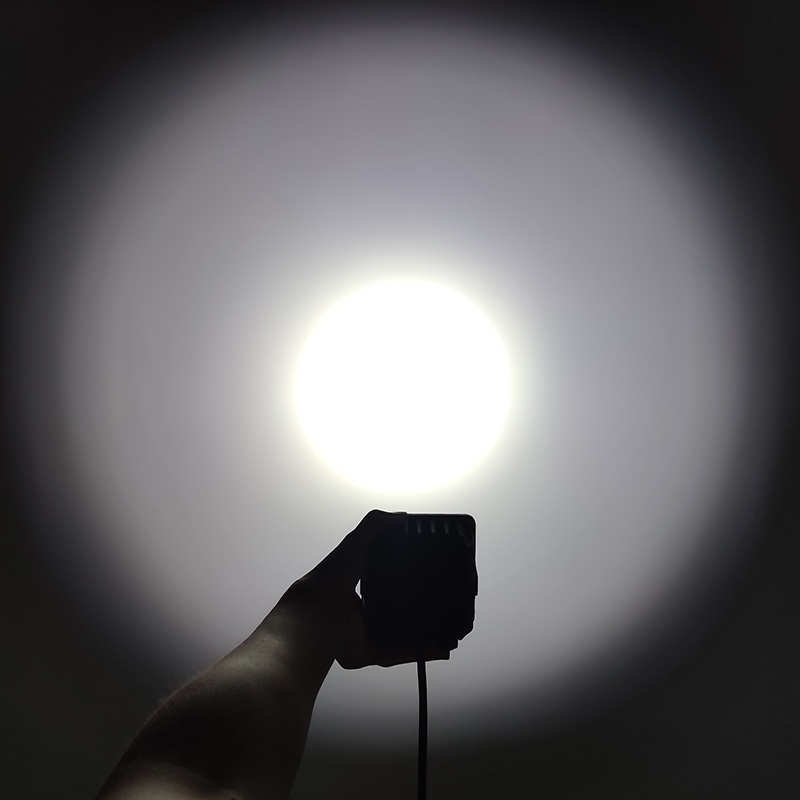 WETECH 40W 6" Square Heavy Duty LED Work Lights Flood or Spot Beam