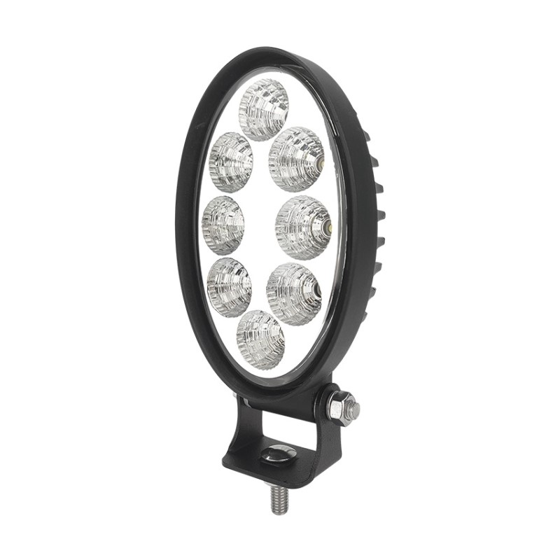 WETECH 24W Vertical LED Work Lights 5.6" Oval Tractor Lights