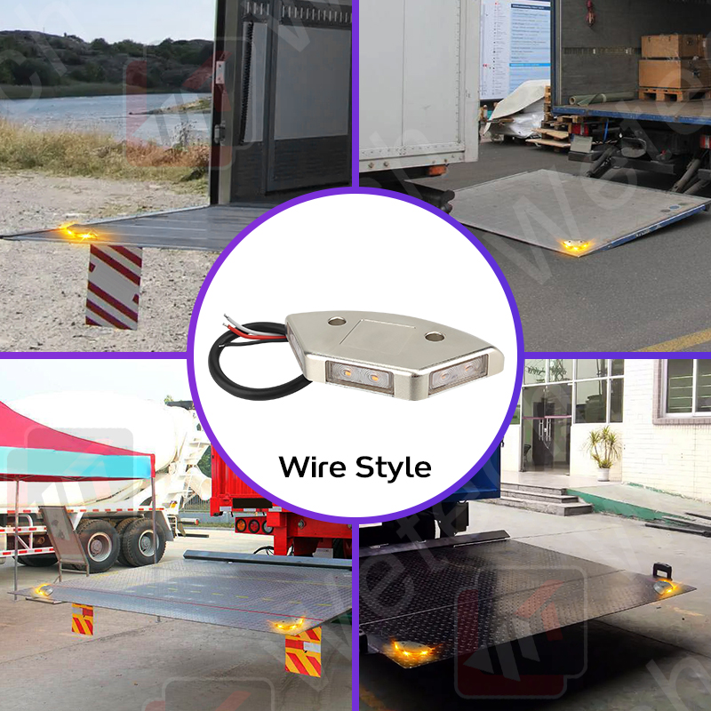 WETECH 3" Tail Lift Platform Warning Lights Strobe Safety Lamp