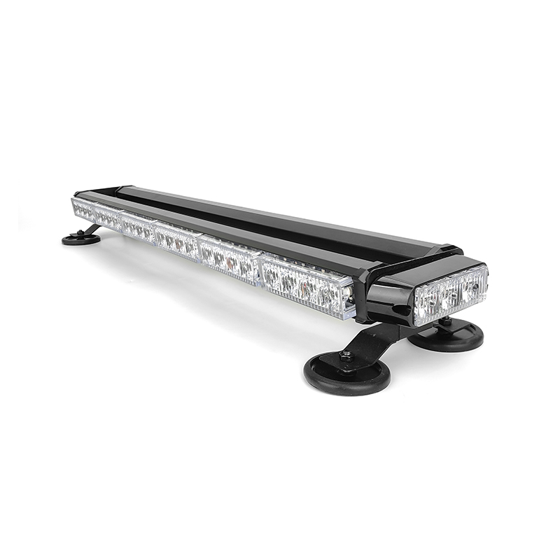 WETECH 54W 26" LED Strobe Light Bar Flash Rooftop Emergency Warning Light