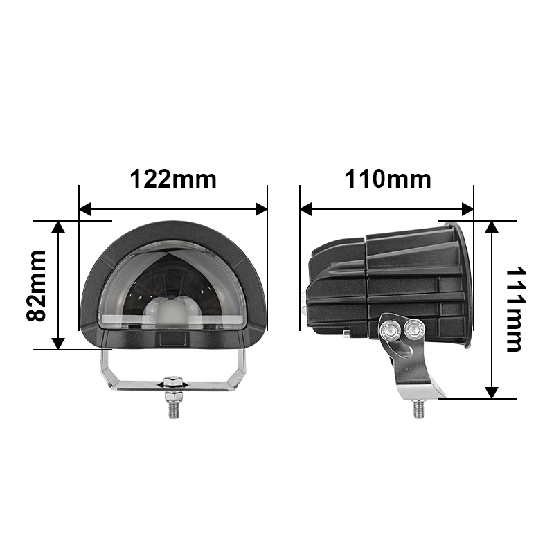 WETECH 40W Forklift Warning Light Arc Beam Safety Lamp