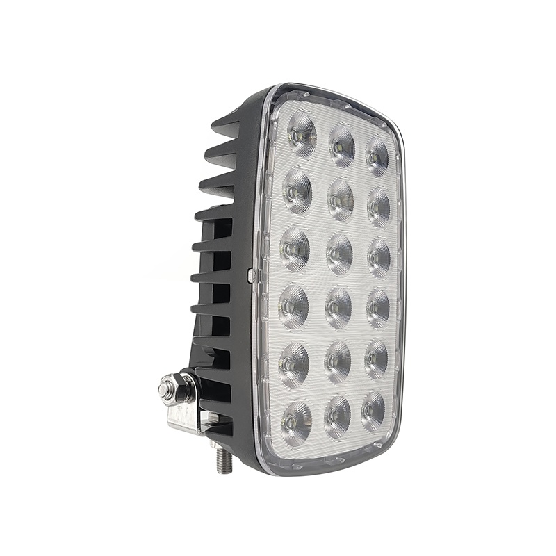 WETECH 90W 6.5" LED Work Lights Rectangular Swivel Bracket Flood WorkLight