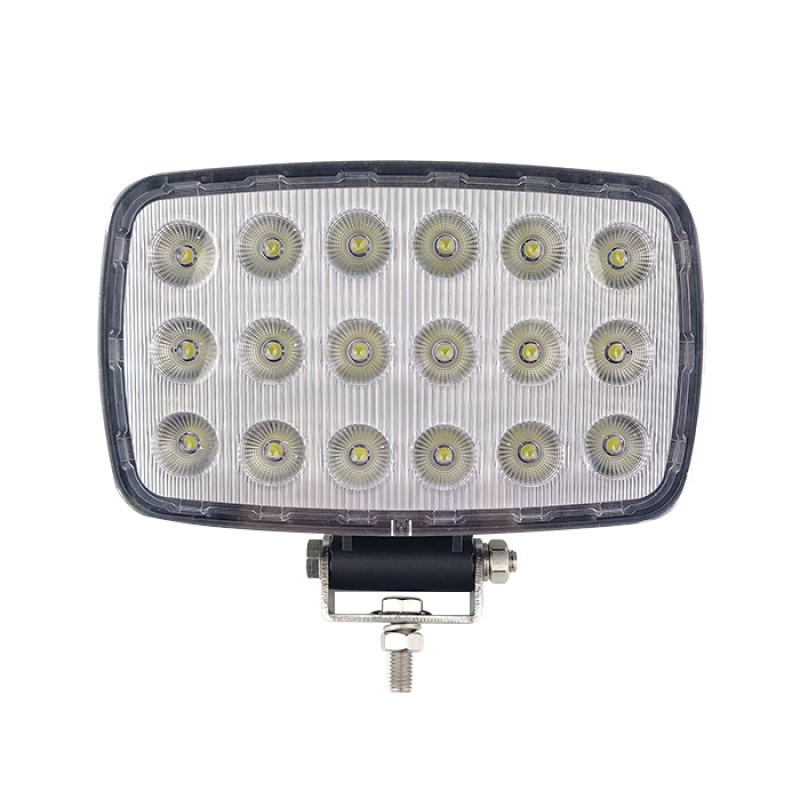 WETECH 90W 6.5" LED Work Lights Rectangular Swivel Bracket Flood WorkLight