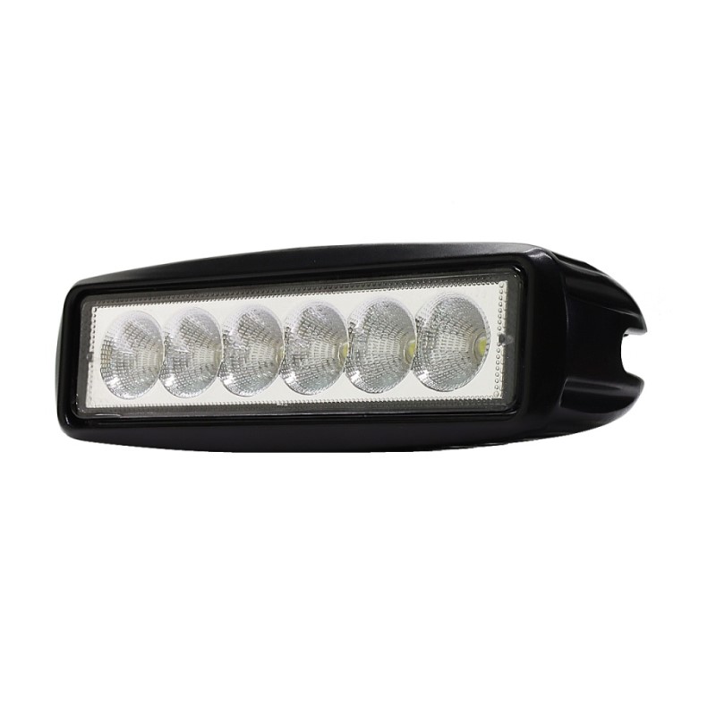 WETECH 18W 5" LED Auxiliary Flood Light Rectangle Off-road Driving Lights