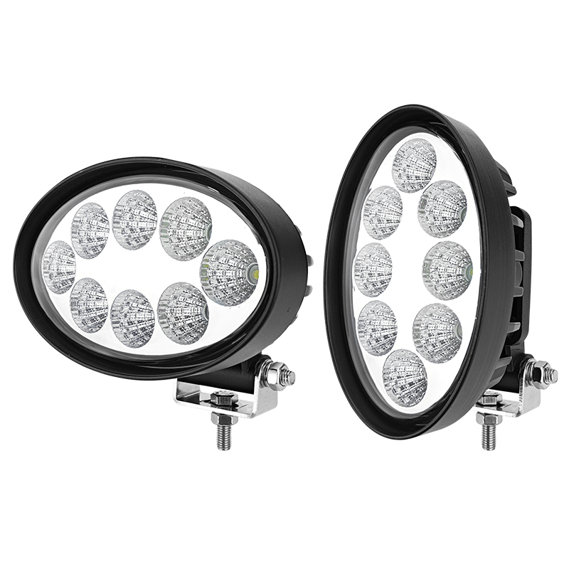 WETECH 24W Oval LED Work Light 360 ° Rotary support For Farm Equipment