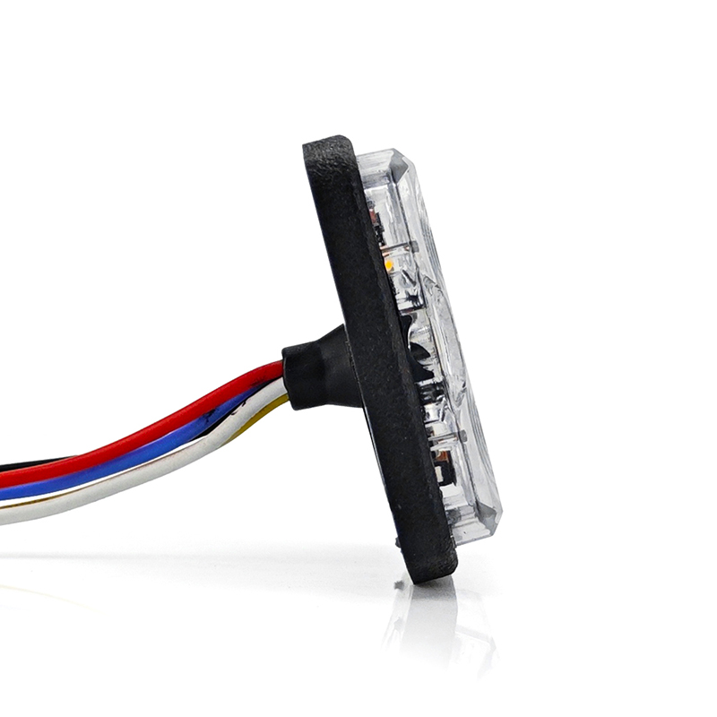 WETECH 12W LED Strobe Lights Vehicle Side Marker Surface Mount With Daytime running light