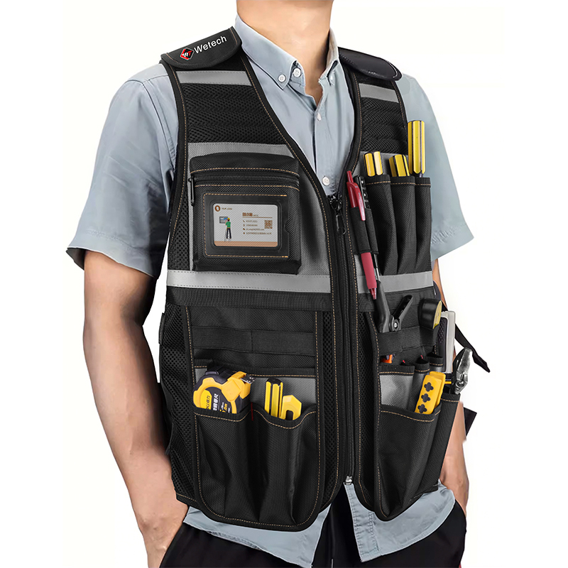 Wetech Tool Vest Work Clothes Construction Safety
